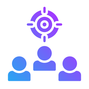 Target Audience, People, Marketing, Focus, Customer icon