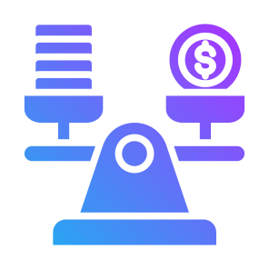 Balance, Scale, Money, Expense, Spending icon