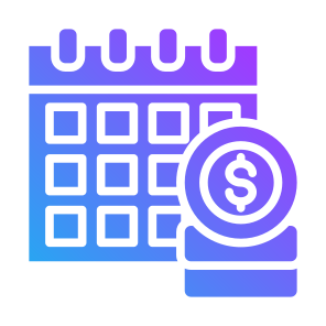 Pay Day, Money, Calendar, Calculator, Date icon