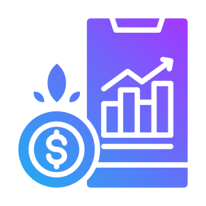 Profit, Money, Growth, Revenue, Statistics icon