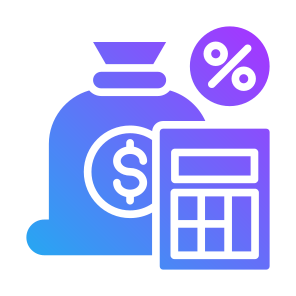 Taxation, Money, Calculation, Tax, Economy  icon