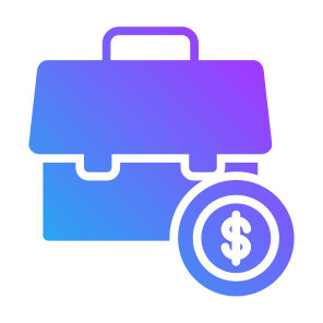 Briefcase, Money, Suitcase, Bag, Dollar, Salary, Portofolio icon