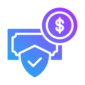 Security, Money, Shield, Dollar, Bill, Pay, Protection, Protected, Banking icon