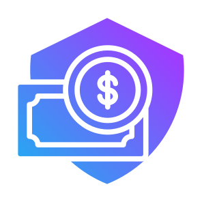 Security, Money, Shield, Dollar, Coin, Pay, Cash, Protected, Banking icon