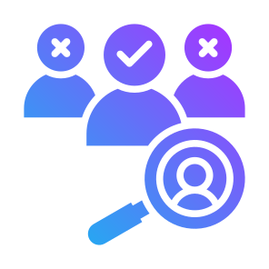 Selection, Select, Choice, Team, Recruitment, Screening icon