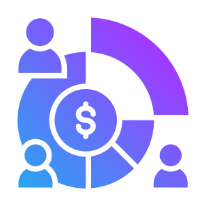 Shareholder, Profit, Investment, User, Pie Chart, Investor  icon