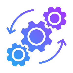 Synergy, Rotation, Process, Lifecycle, Transition, Continuity   icon
