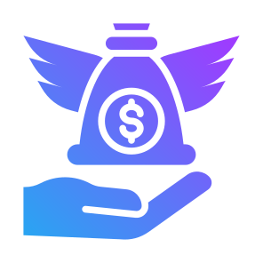 Angel Investor, Money, Wings, Investment, Investor icon