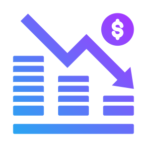 Financial Crisis, Money, Economic, Loss, Downturn icon