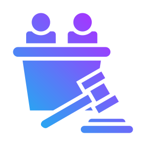 Judge, Justice, Court, Gavel, Lawyer icon