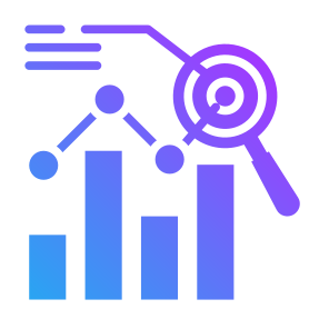 Analysis, Market Research, Report, Statistics, Data Analytics  icon