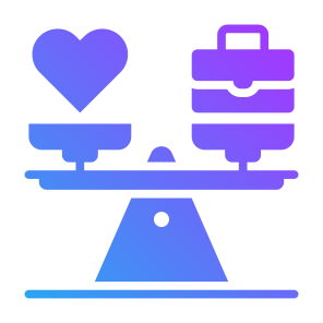 Balance, Work, Lifestyle, Portfolio, Quality Of Life  icon