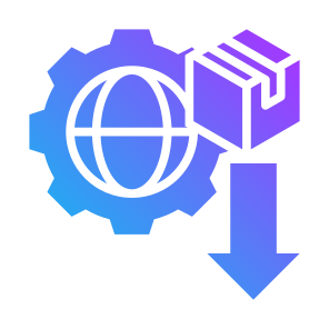 Import Product, Import, Product, Global, International, Worldwide  icon