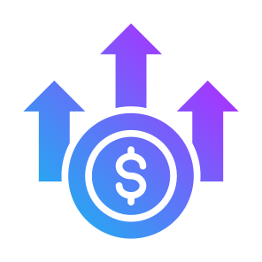 Increase, Growth, Income, Investment, Economy, Money icon