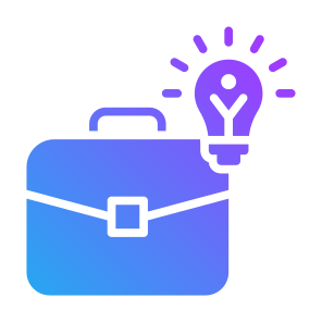 Business Idea, Business, Creative, Job, Briefcase, Idea icon