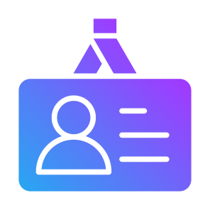 Id Card, Pass, Identification, Card, Identity, User icon