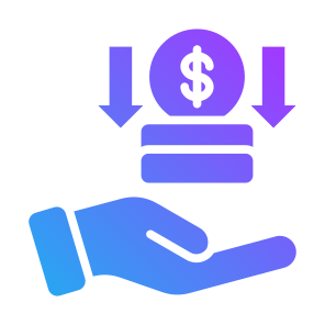 Low Income, Low, Income, Money, Revenue, Down icon