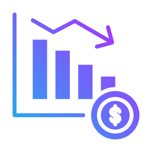 Money Loss, Money, Loss, Crisis, Recession, Financial icon