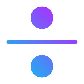 Divide, Division, Maths, Mathematics, Calculate, Symbols, Symbol, Signs icon