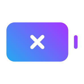 Low Battery, Empty Battery, Battery, Empty, Low, Battery Level, Battery Status, Energy Storage, Technology icon