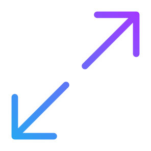 Maximize, Full, Screen, Media, Expand, Fullscreen, Orientation, Interface, Direction icon