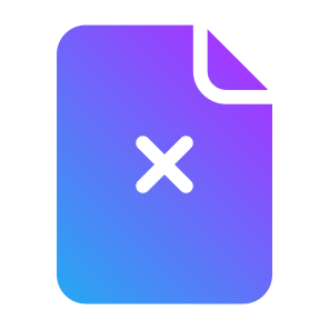 Remove File, Document, File, Cross, Delete, Page,  Files And Folders icon