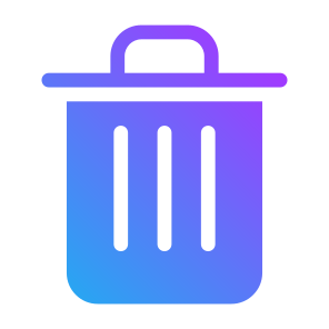 Trash Bin, Ui, Trash Can, Trash, Office, Work, Remove, Delete, Ui icon