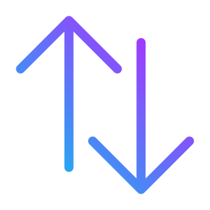 Up Down, Up Down Arrows, Arrows, Double Sided Arrow, Opposite, Data, Interface, Symbol icon