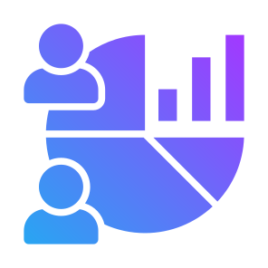 Demographic, Markets, Customers, Stocks, Age Group icon