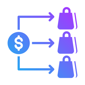 Diversification, Shop, Consumer, Shopping Bag, Buyer icon