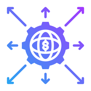 Expansion, Expand,  Global, Distribution, Strategy icon