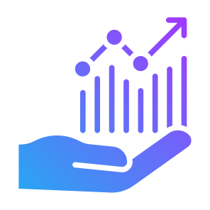 Forecasting, Management, Economy, Statistics, Growth icon