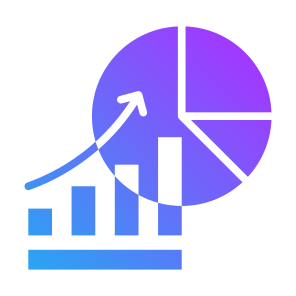 Market Share, Increase, Investment, Growth, Profit icon