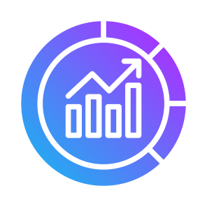 Market Size, Statistics, Data, Report, Analytics icon