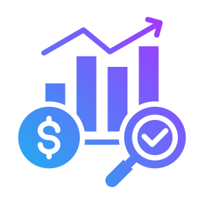 Market Trends, Statistics, Sales, Analytics, Growth icon