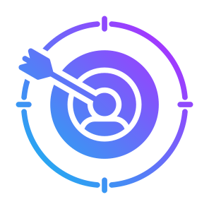 Niche Market, Target, Market,  Customer, Selection icon