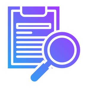 Research, Document, Analysis, Data, Audit icon