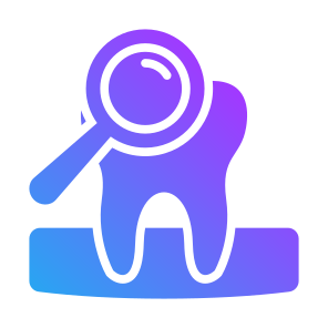 Examining Teeth, Examining, Teeth, Dental Checkup, Checkup, Tooth icon