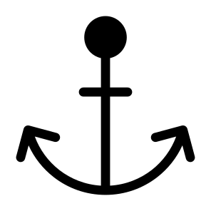 Anchor, Anchor Point, Ship Anchor, Anchor Tool, Anchor Sign,  Sailing, Ship, Marine icon