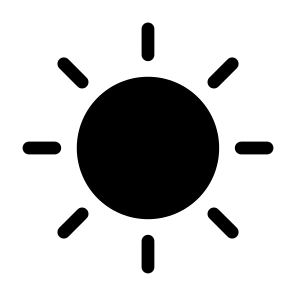 Sun, Light, Sun, Light, Weather, Star, Brightness, Haw Weather, Sunlight icon