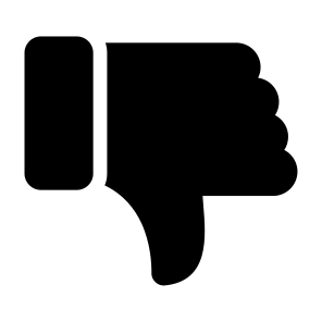 Unlike, Thumbs Down, Hands And Gestures, Finger, Dislike, Gestures, Hands icon