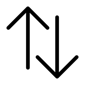 Up Down, Up Down Arrows, Arrows, Double Sided Arrow, Opposite, Data, Interface, Symbol icon