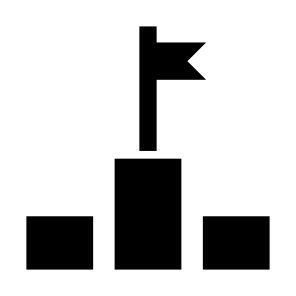 Podium, Win, Goal, Winning, Achievement  icon