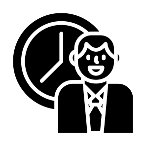 Time To Work, Work, Office, Working, Employee  icon