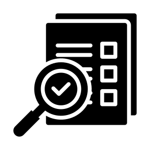 Verification, Check, File, Information, Audit  icon