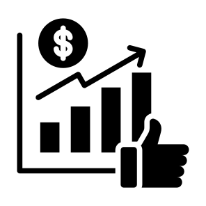 Advantage, Benefit, Sales, Marketing, Statistics  icon