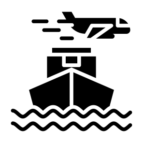 Delivery Shipments, Transportation, Plane, Delivery, Boat icon