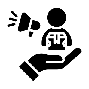 Marketing, Product, Sales Man, Agent, Package  icon