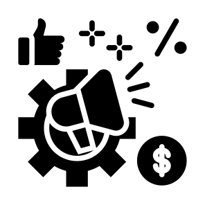 Marketing, Promotion, Advertising, Campaign, Cost icon