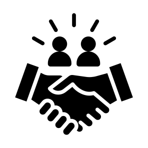 Relationship, Merger, Collaboration, Client, Partnership icon